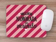 Mouse Pad Presente Melhor Namorada do Mundo Mouse Pad Presente Melhor Namorada do Mundo
