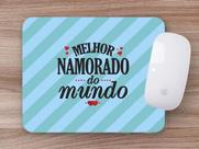 Mouse Pad Presente Melhor Namorado do Mundo Mouse Pad Presente Melhor Namorado do Mundo