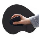 Mouse Pad preto macio com Apoio de punho pulso ergonômico