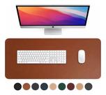 Mouse Pad Profissional Grande Em Couro Dupla Face 68x30