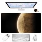 Mouse Pad Sol Dourado Desk Pad Brilho Solar Retangular para Mesa de Jogos
