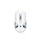 Mouse para jogos FIRSTBLOOD ONLY GAME AJ120 com fio USB branco Mouse para jogos FIRSTBLOOD ONLY GAME AJ120 com fio USB branco