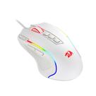 Mouse para jogos Redragon M612 Predator RGB 8000 DPI com fio branco