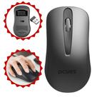 Mouse Pcyes Para Escritório Sem Fio 2.4ghz Pmoc12w Com 1200DPI Alta Precisão Design Ergonômico Cor Preto