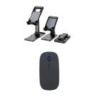 Mouse S/ Fio + Suporte P/ Tablet Sm Galaxy Tab S6 Lite 10.4