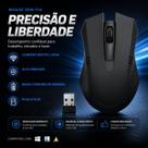 Mouse Sem Fio 1600DPI Conexao Rapida Estavel Para Pc Notebook Trabalho Entrega Rapida