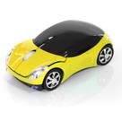 Mouse sem fio ASHATA Car Shape 1600DPI para PC e laptop amarelo