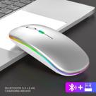 Mouse sem fio bluetooth portátil, carregamento luminoso, 2.4g, usb, tablet, telefone, computador Mouse sem fio bluetooth portátil, carregamento luminoso, 2.4g, usb, tablet, telefone, computador