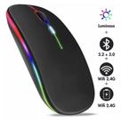 Mouse Sem Fio Bluetooth Recarregavel Ergonomico 1600Dpi B-max Mouse Sem Fio Bluetooth Recarregavel Ergonomico 1600Dpi B-max