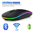 Mouse Sem Fio Bluetooth RGB Altomex AG-690 Slim