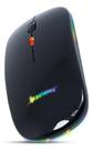 Mouse Sem Fio Bluetooth Wireless Luzes Rgb Recarregavél