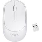 Mouse Sem Fio Bright MS001 Branco