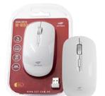 Mouse Sem Fio C3Tech M-W80WH Recarregável Branco