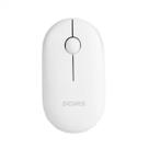 Mouse sem fio college white 1600dpi - multi device (wireless + bluetooth) - silent click - pmcwmdscb