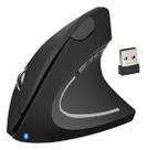 Mouse sem fio ergonômico, Vertical, 1600DPI, Preto, MWE600, AppTech