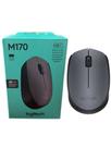 Mouse Sem Fio Logitech M170 Com Pilha Cinza E Preto 1000dpi Mouse Sem Fio Logitech M170 Com Pilha Cinza E Preto 1000dpi