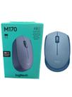 Mouse Sem Fio Logitech M170 Com Pilha Inclusa - Azul Claro Mouse Sem Fio Logitech M170 Com Pilha Inclusa - Azul Claro