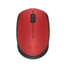 Mouse sem fio Logitech M170 para PC Mac Laptop - Vermelho
