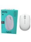 Mouse Sem Fio Logitech M170 Wireless 1000 Dpi Branco