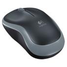 Mouse sem fio Logitech M185 óptico prata