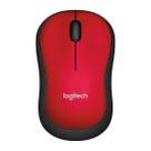 Mouse sem fio logitech m185 vermelho 910-003635