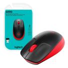 Mouse Sem Fio Logitech M190 Wireless 1000 DPI Ergonômico Preto