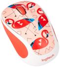 Mouse sem fio Logitech M325 Flamingo Color