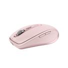 Mouse Sem Fio Logitech MX Anywhere 3S Uso em Qualquer Superfície, Clique Silencioso, Recarregável, Conexão Bluetooth, Rosa - 910-006934