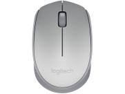 Mouse sem Fio Logitech Óptico 1000DPI 3 Botões - M170 Prata