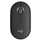 Mouse sem Fio Logitech Pebble 2 M350s,Clique Silencioso, Bluetooth, Pilha Inclisa -Grafite