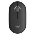 Mouse Sem Fio Logitech Pebble 2 M350s, USB Logi Bolt ou Bluetooth e Pilha Inclusa,Grafite