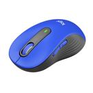 Mouse sem fio Logitech Signature M650 L tamanho completo azul