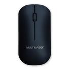 Mouse Sem Fio Multilaser MO307 2.4GHz 1200 DPI USB - Preto
