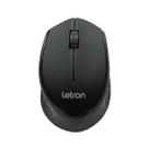 Mouse Sem Fio Office Work Preto Bluetooth Erg. Ótico Letron