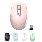 Mouse sem fio ONE-UP silencioso com receptor nano USB, rosa Mouse sem fio ONE-UP silencioso com receptor nano USB, rosa