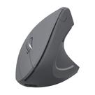 Mouse sem Fio Power Fit PM300 Vertical Ergonômico Recarregável 1600 DPI Cinza Vinik