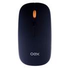 Mouse Sem Fio Recarregável Bluetooth e Wireless Ms603 Oex