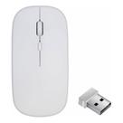 Mouse Sem Fio Recarregável K-mex 1600dpi Slim Ma-a7w4 Branco