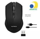 Mouse Sem Fio Recarregável Wireless Led Rgb Ergonômico