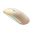 Mouse Sem Fio RGB Recarregável Bluetooth 2.4GHz USB Com LED Retroiluminado Ergonômico Para Jogos Em Mouse Sem Fio RGB Recarregável Bluetooth 2.4GHz USB Com LED Retroiluminado Ergonômico Para Jogos Em