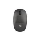 Mouse Sem Fio Standard Conexão Usb 1200dpi 3 Botões Design Ergonômico- Preto - Mo251