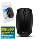 Mouse Sem Fio USB Wireless Sensor Óptico Leve Alto Alcance Plug&Play 10m