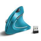 Mouse sem fio Vassink Ergonômico Recarregável 2,4 GHz Azul