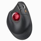 Mouse Trackball sem fio ProtoArc EM05 NL Bluetooth Vermelho