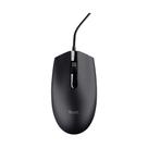 Mouse Trust TM-101, Design Ambidestro, 3 Botões, 1200 DPI, USB, Preto - 25295