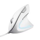Mouse Trust Verto, LED Azul, Ergonômico, 1600 DPI, 6 Botões, USB, Branco Mouse Trust Verto, LED Azul, Ergonômico, 1600 DPI, 6 Botões, USB, Branco