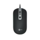 Mouse USB Lecoo - 2000dpi Sensor Óptico - Cabo 1.4 Metros - Ergonômico - Preto - MS104