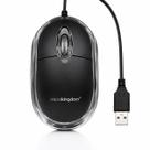 Mouse USB MicroKingdom M308 Óptico 1000 DPI 3 Botões com Fio Preto para PC e Notebook Mouse USB MicroKingdom M308 Óptico 1000 DPI 3 Botões com Fio Preto para PC e Notebook