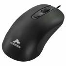 Mouse USB Óptico 1000 DPI 4 Botões Cabo 1.5m Preto Monocron MN264-4D