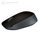 Mouse Usb Sem Fio Logitech Preto M170 Mauser sem o fiu Bom